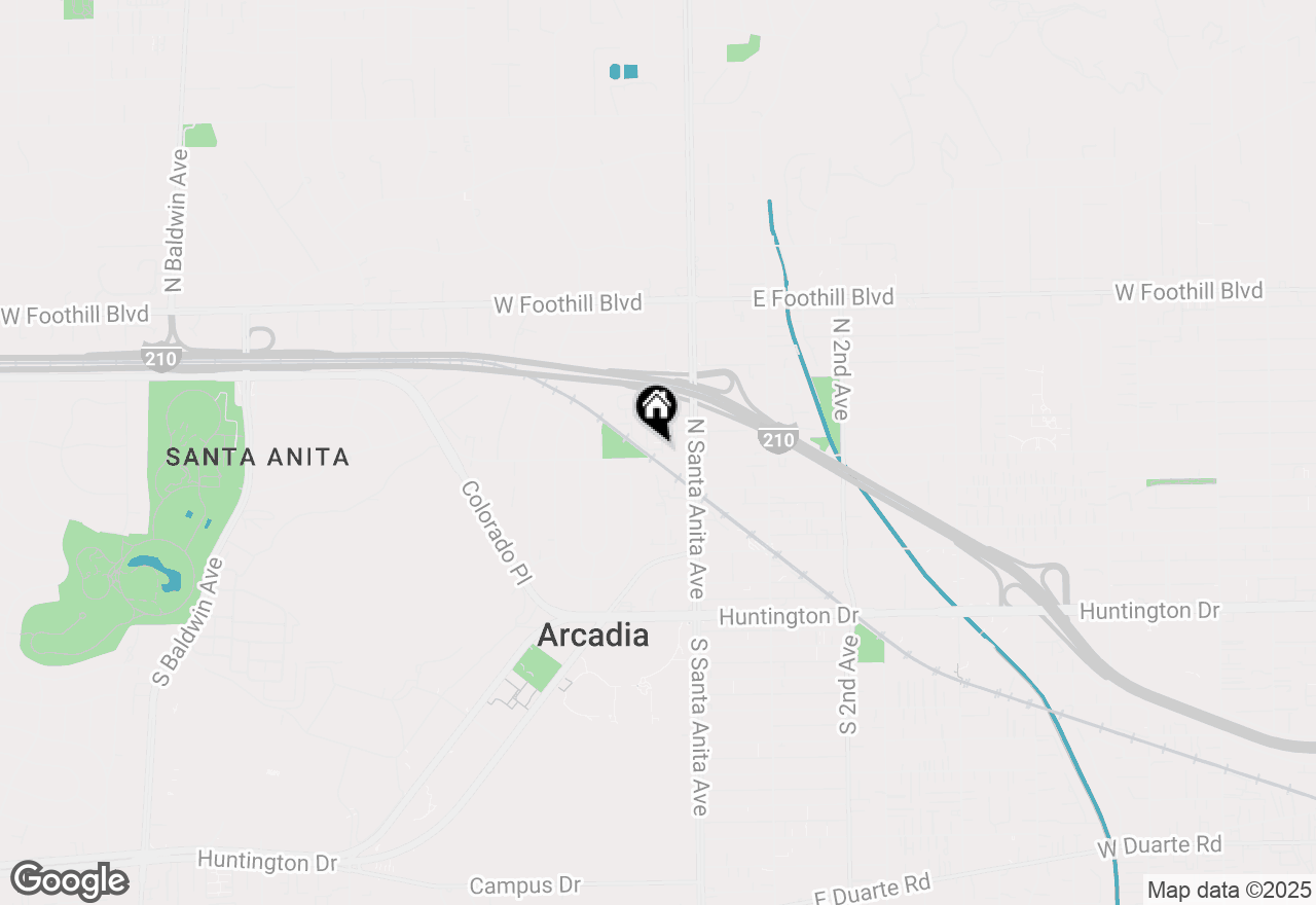 Map of 511 N. Santa Anita Ave. #A, Arcadia, CA 91006