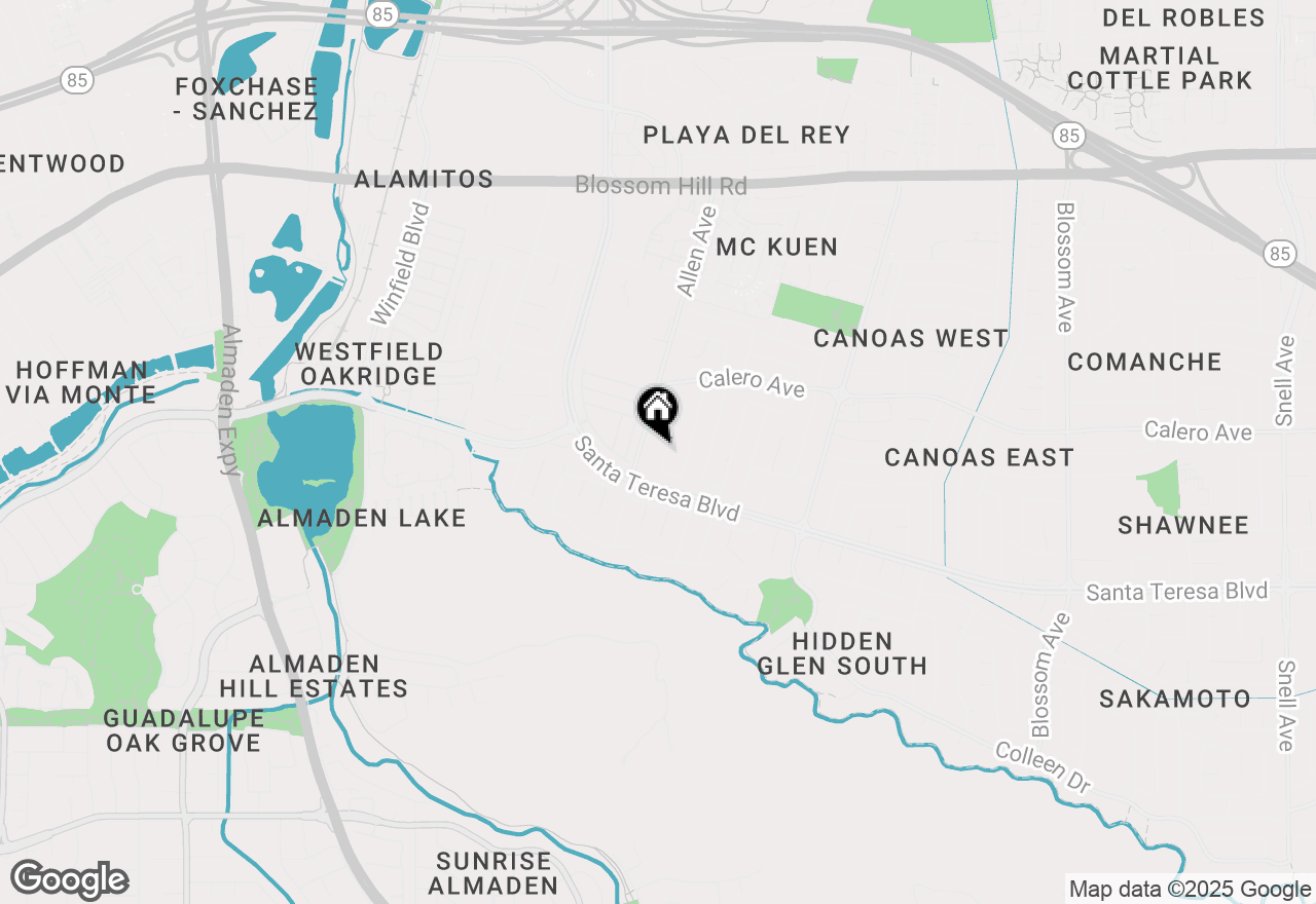 Map of 5949 Taormino Avenue, San Jose, CA 95123