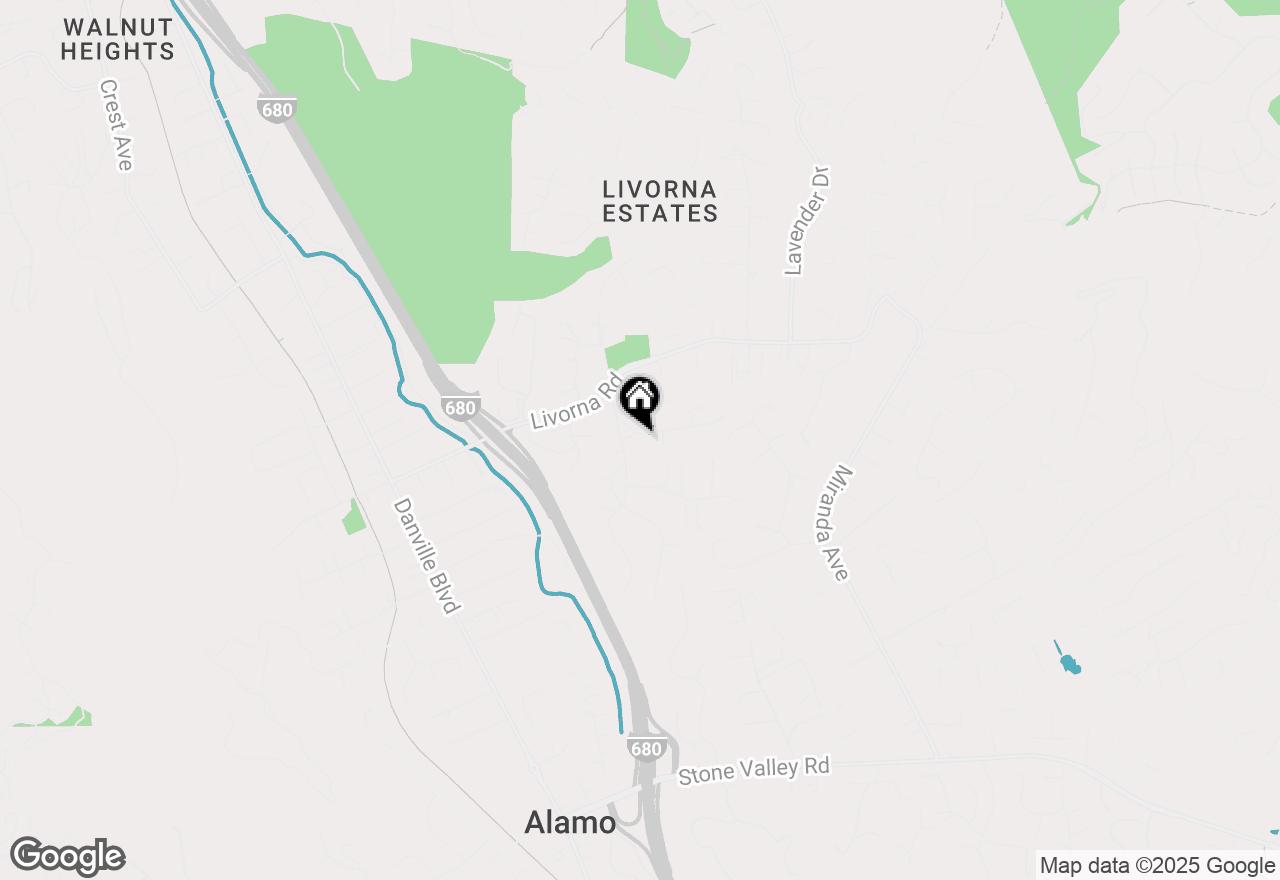 Map of 83 Stephanie Lane, Alamo, CA 94507