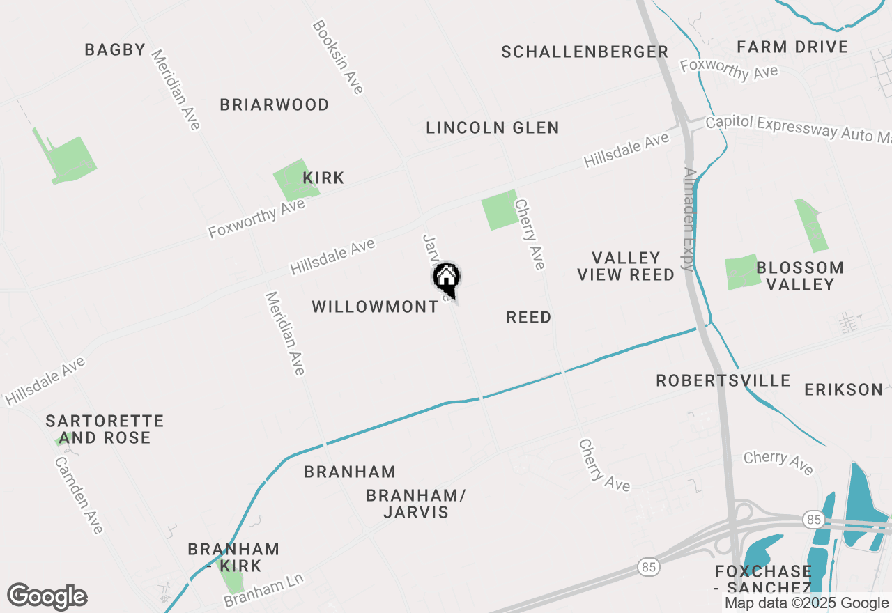 Map of 3689 Jarvis Avenue, San Jose, CA 95118
