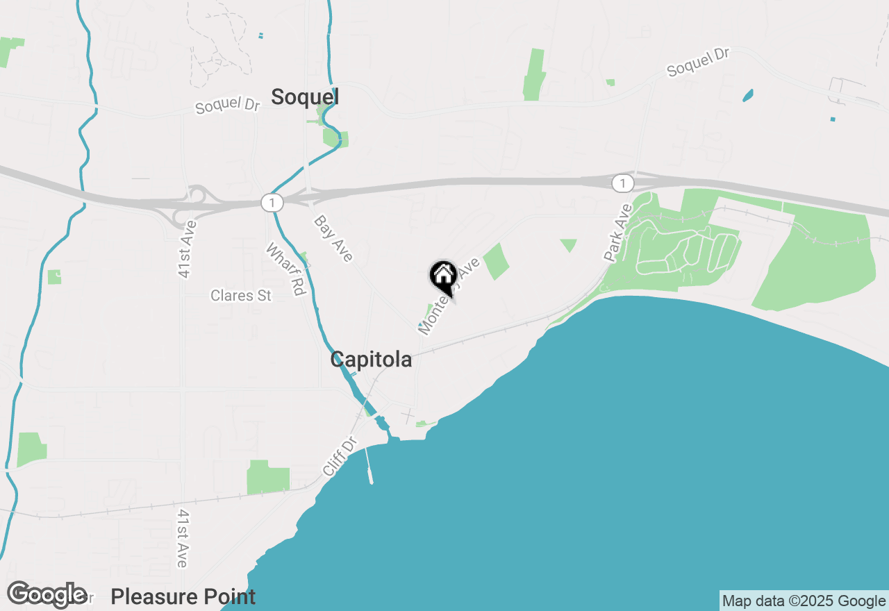Map of 410 Monterey Avenue, Capitola, CA 95010