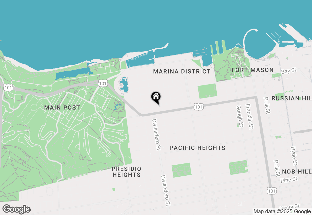 Map of 2359 Chestnut Street, San Francisco, CA 