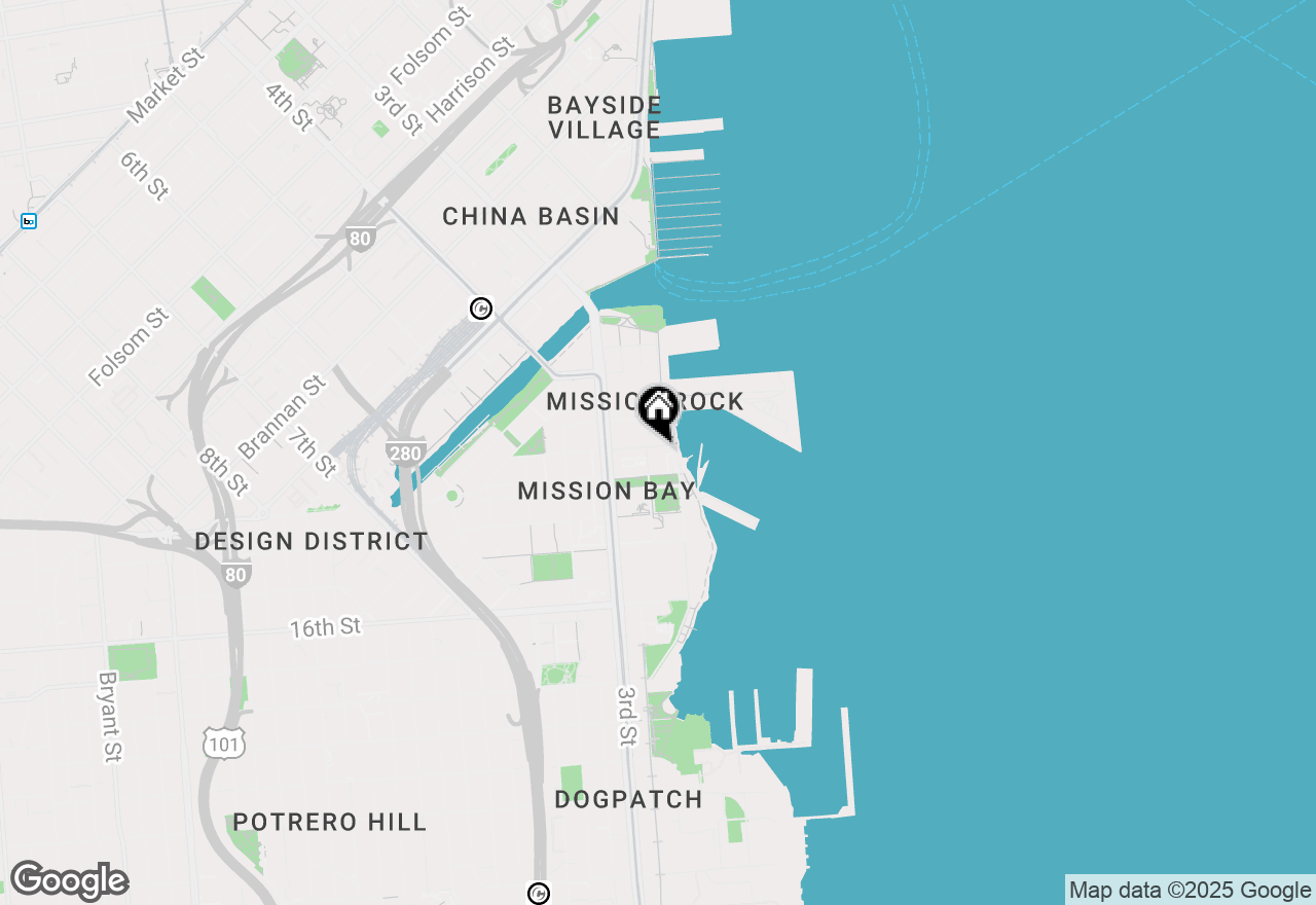 Map of 325 China Basin Street #416, San Francisco, CA 94158