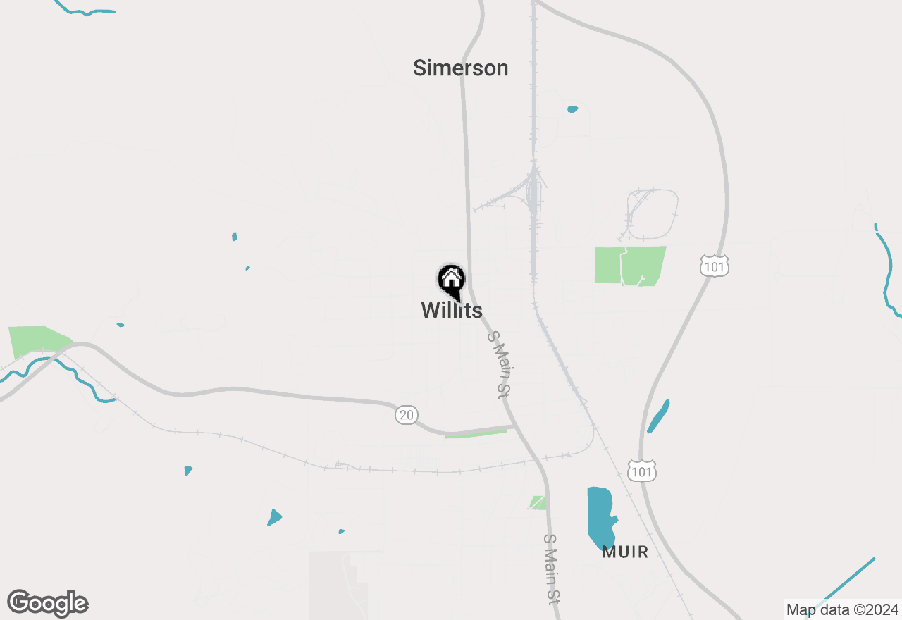 Map of 0 Cougar Road, Willits, CA 95490