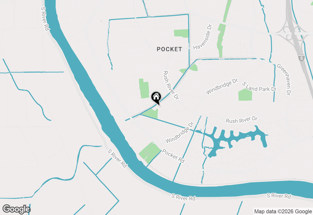 Map of 5 Coriander Court, Sacramento, CA 95831