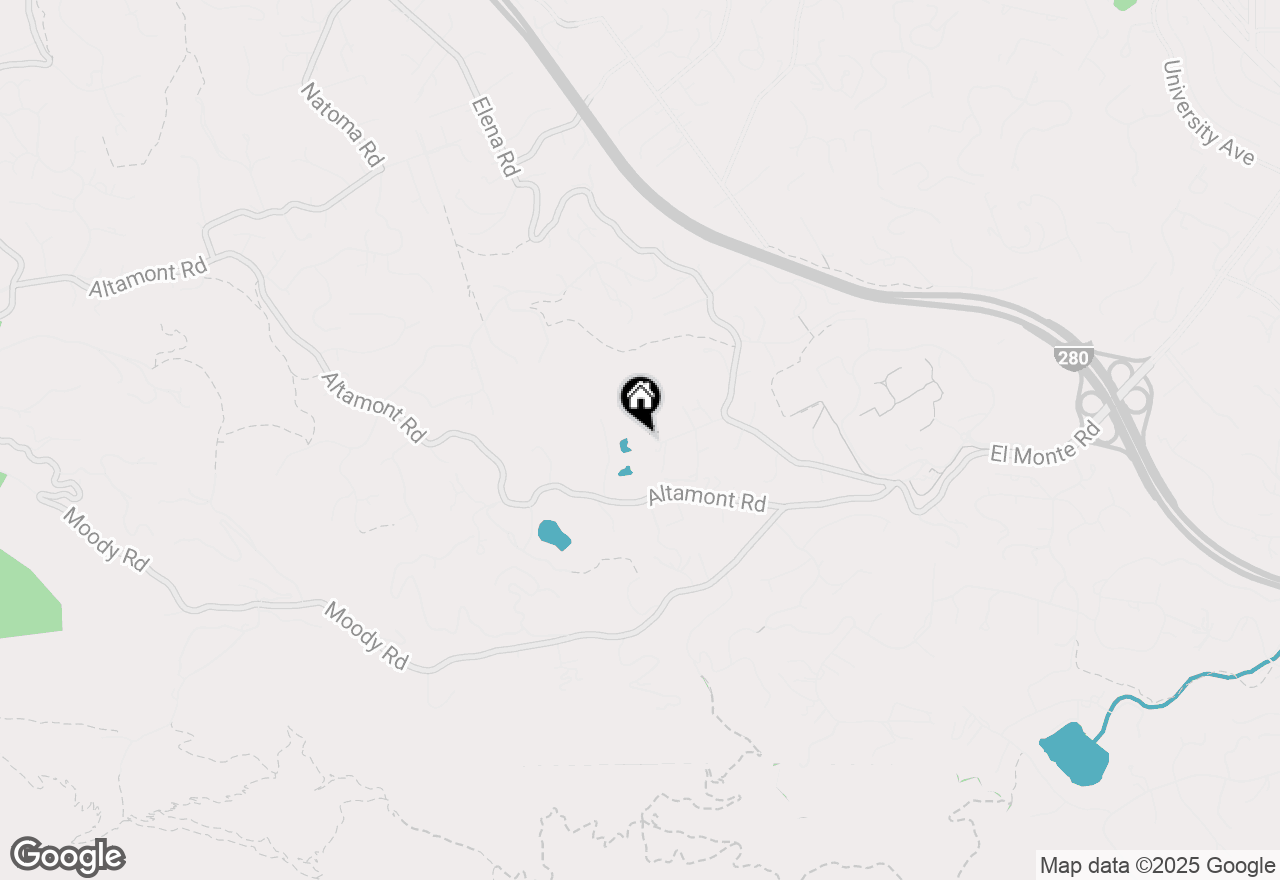 Map of 25900 Vinedo Lane, Los Altos Hills, CA 94022
