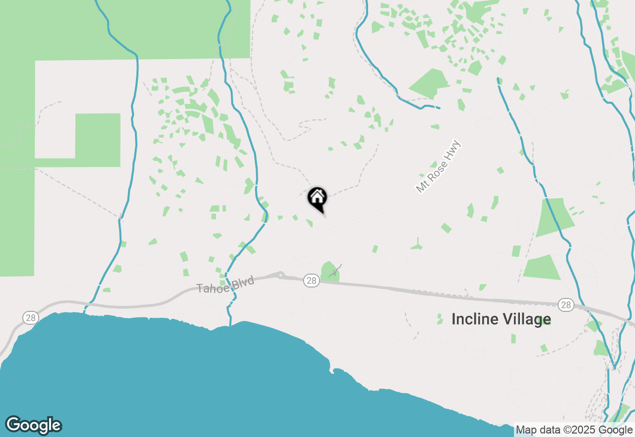 Map of 672 Tyner Way, Incline Village, NV 89451