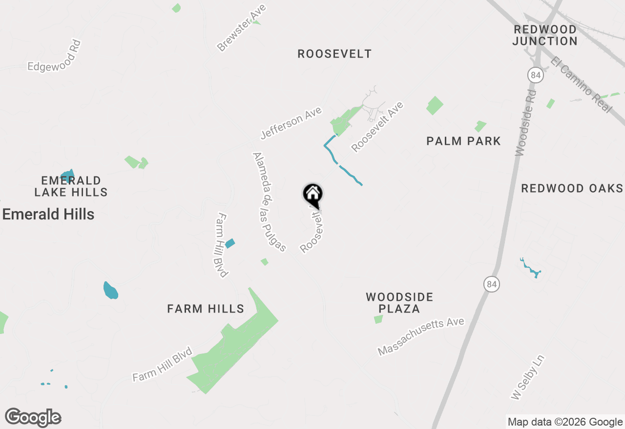 Map of 2234 Roosevelt Avenue, Redwood City, CA 94061