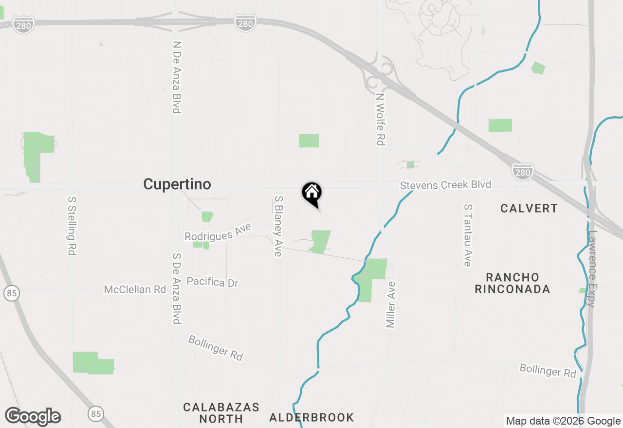 Map of 19831 Price Avenue, Cupertino, CA 95014