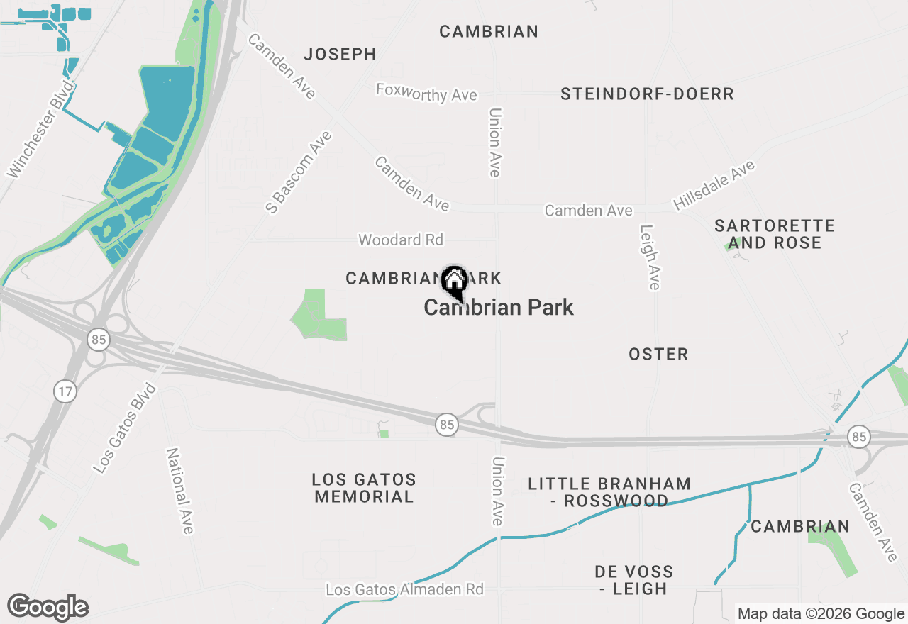 Map of 15147 Charmeran Ave, San Jose, CA 95124