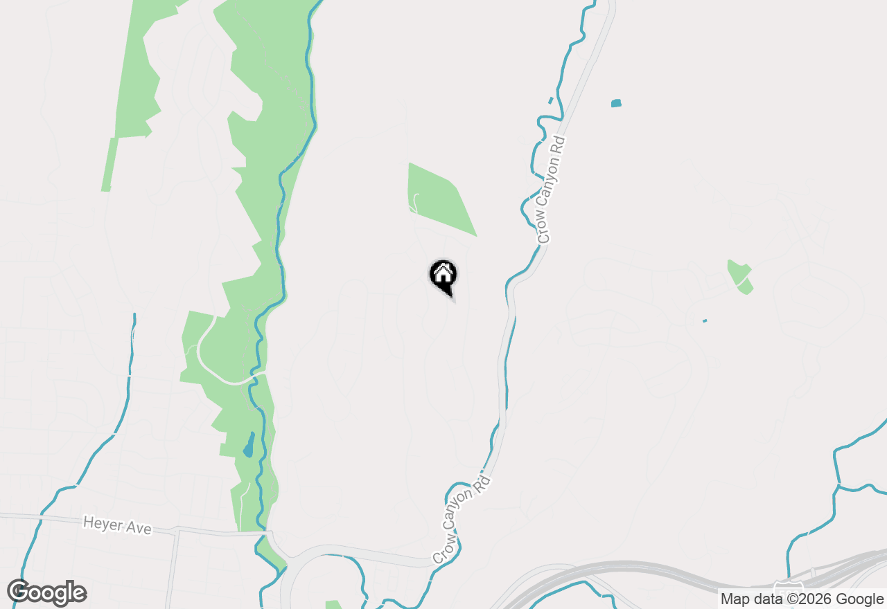 Map of 5800 Cold Water Dr, Castro Valley, CA 94552