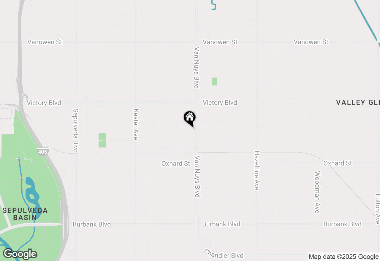 Map of 14526 Erwin Street, Van Nuys, CA 91411