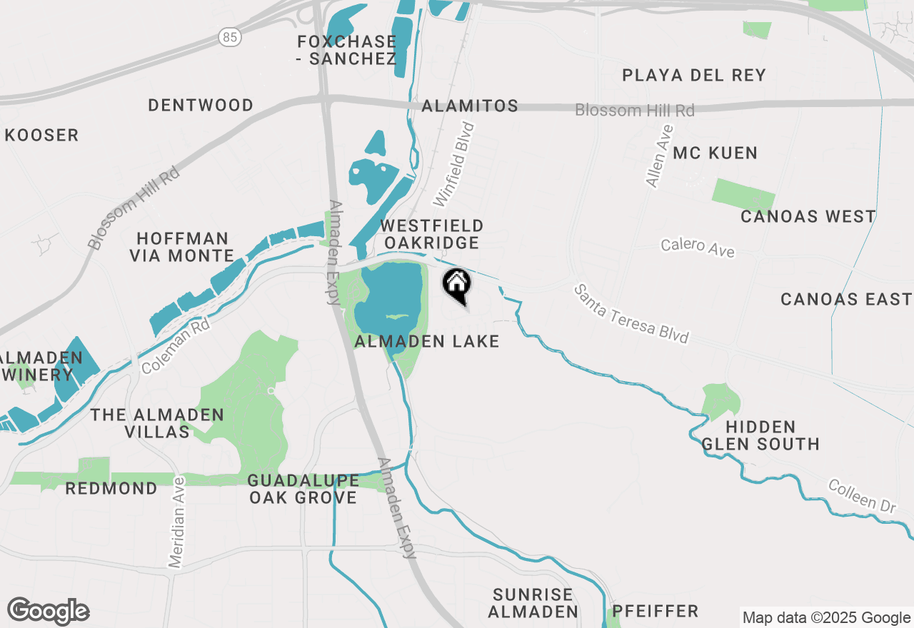 Map of 1305 La Terrace Circle, San Jose, CA 95123