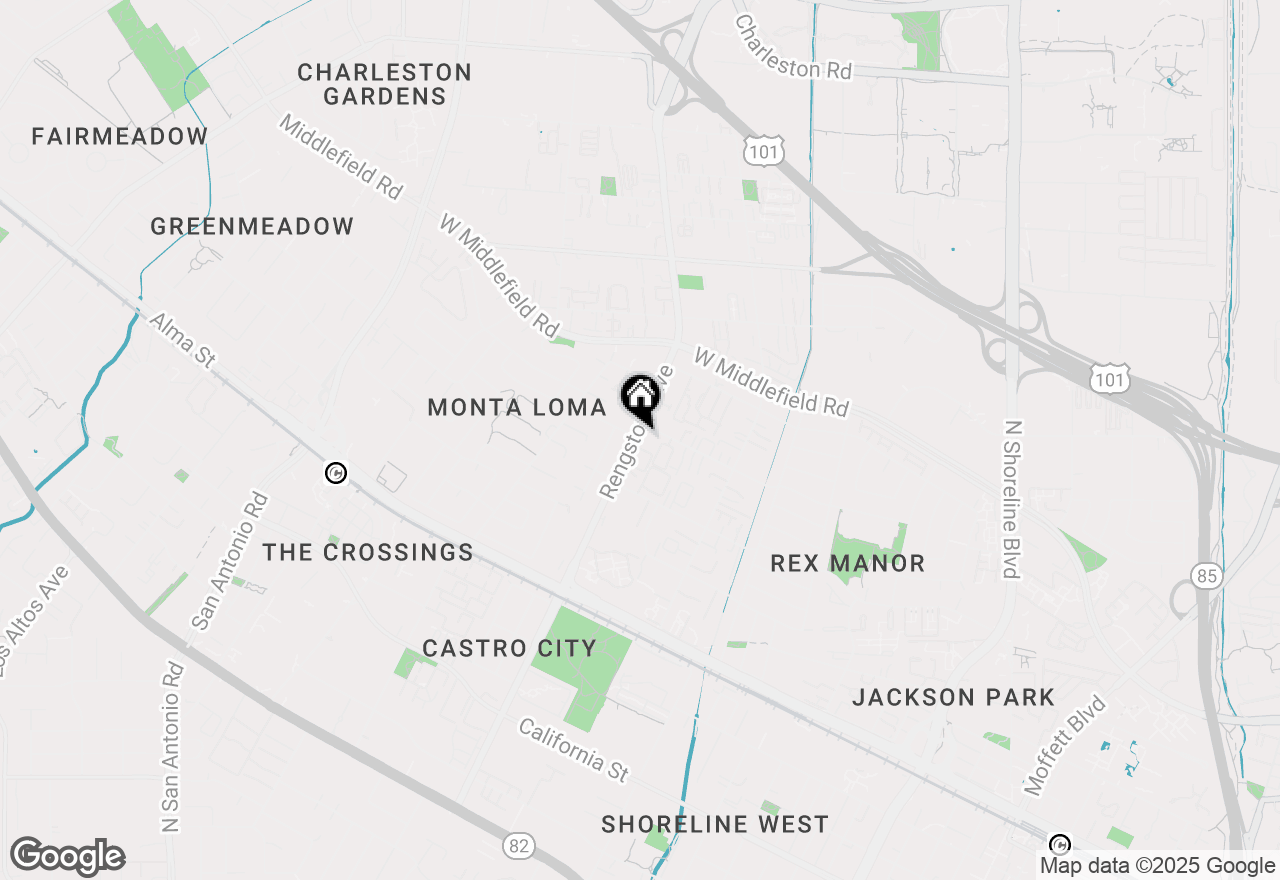 Map of 363 N Rengstorff Avenue #5, Mountain View, CA 94043