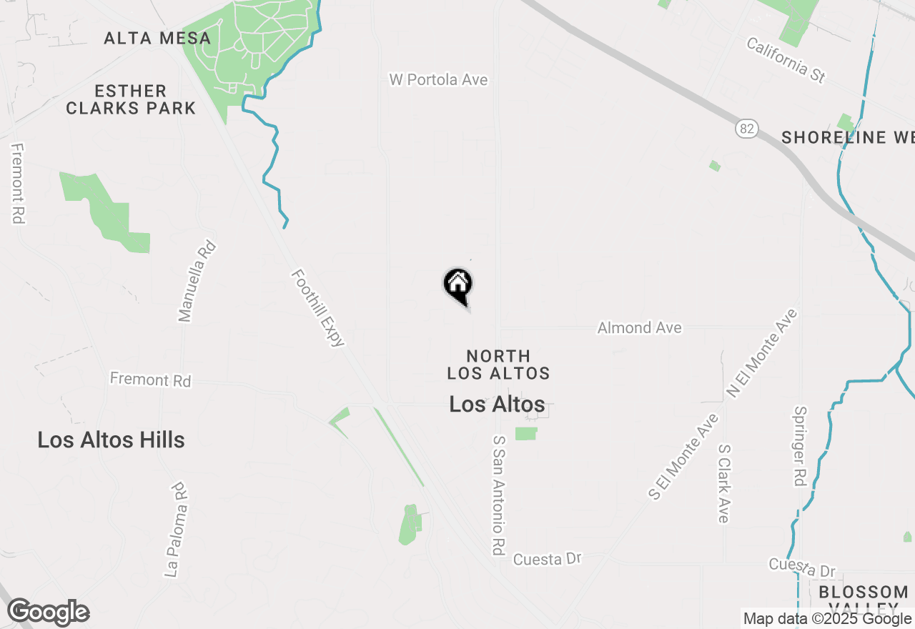 Map of 108 Coronado Avenue, Los Altos, CA 94022