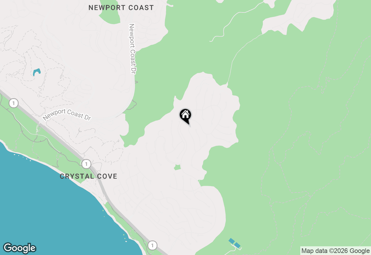 Map of 6 Midsummer, Newport Coast, CA 92657