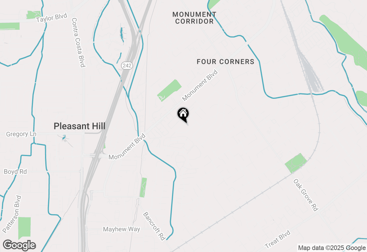 Map of 1340 Peach Pl, Concord, CA 94518