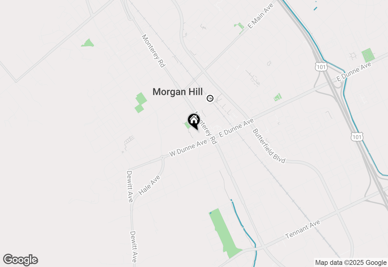 Map of 85 W 5th Street, Morgan Hill, CA 95037