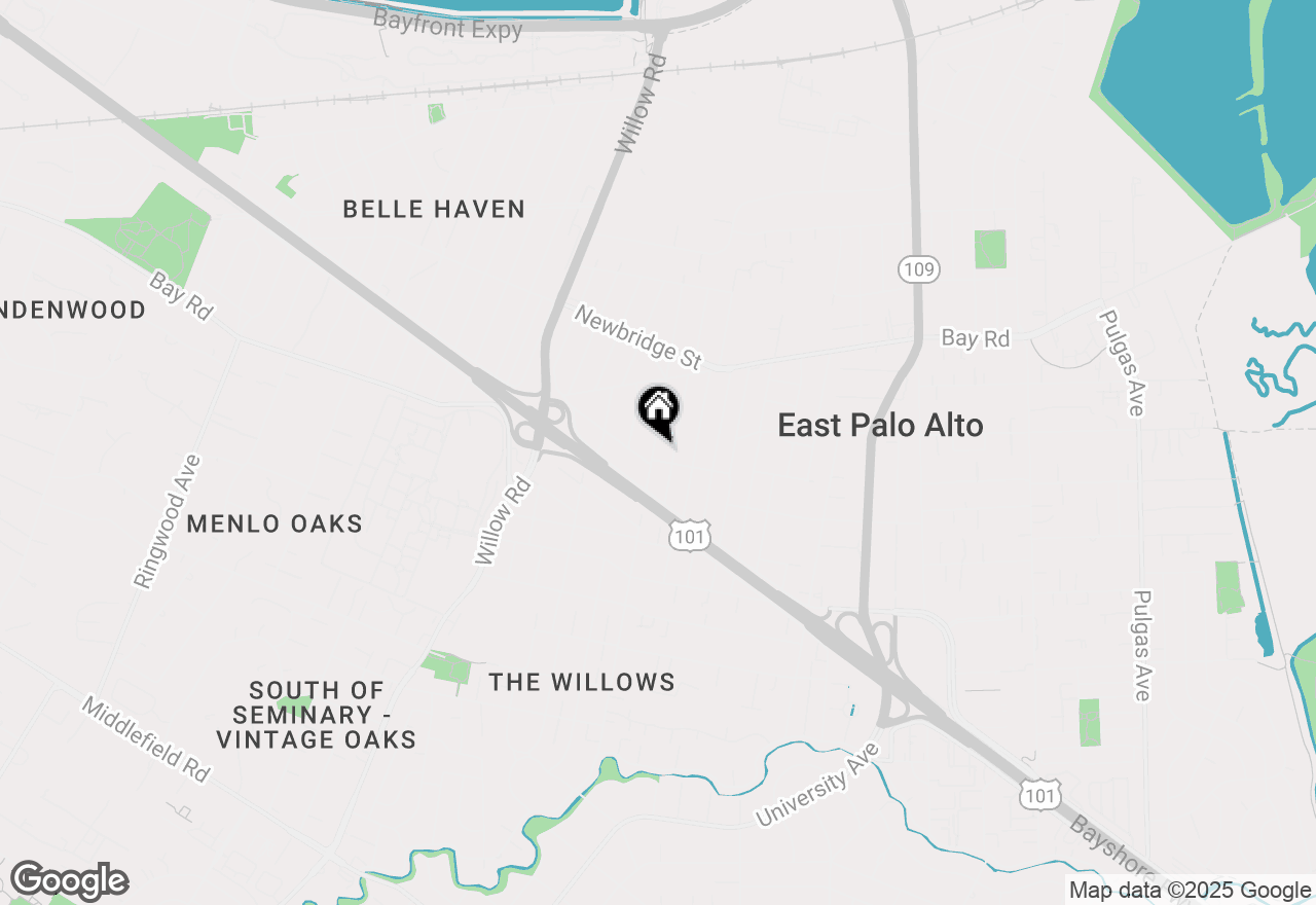 Map of 2210 Menalto Avenue, East Palo Alto, CA 94303