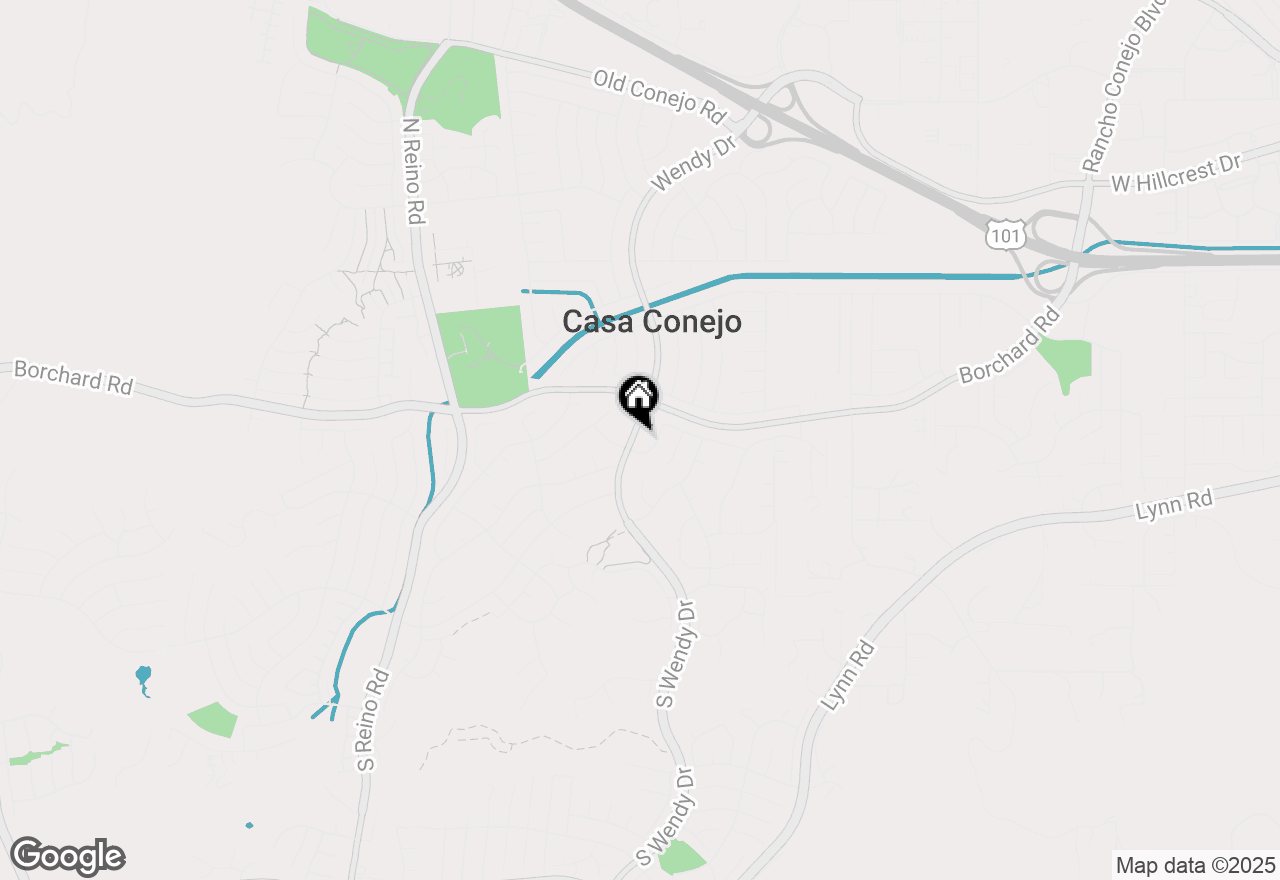 Map of 18 N Wendy Drive, Newbury Park, CA 91320