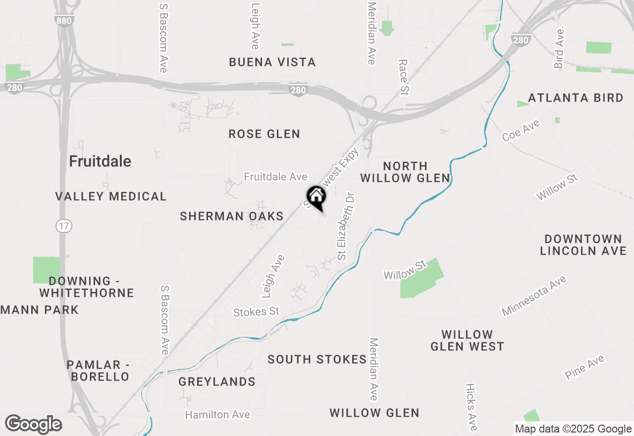 Map of 960 Lakeshire Court, San Jose, CA 95126