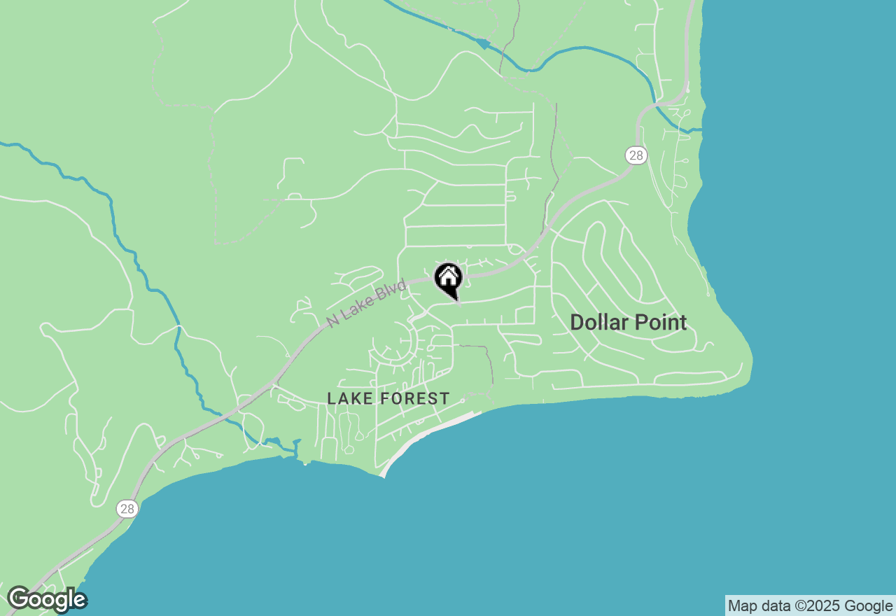 Map of 3030 Panorama Drive, Tahoe City, CA 96145