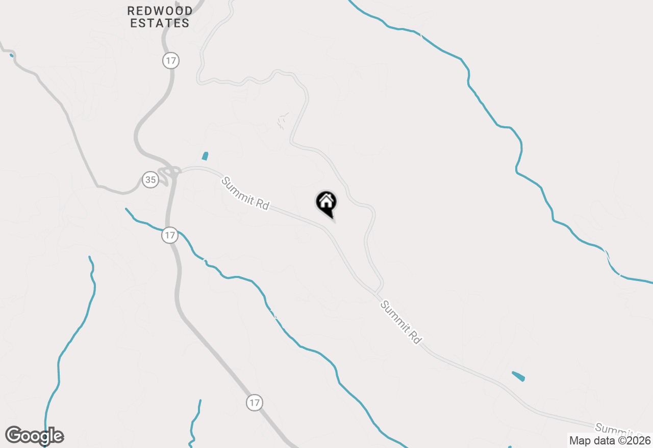 Map of 22575 Summit Road, Los Gatos, CA 95033