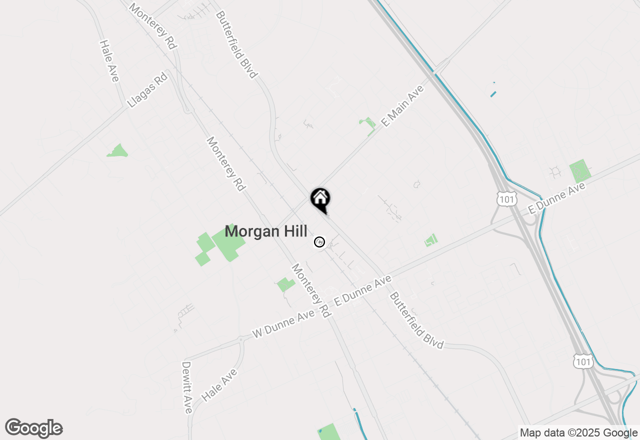 Map of 190 Triggs Lane, Morgan Hill, CA 95037