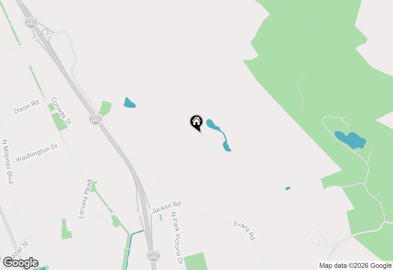 Map of 1321 Terra Vista Court, Milpitas, CA 95035