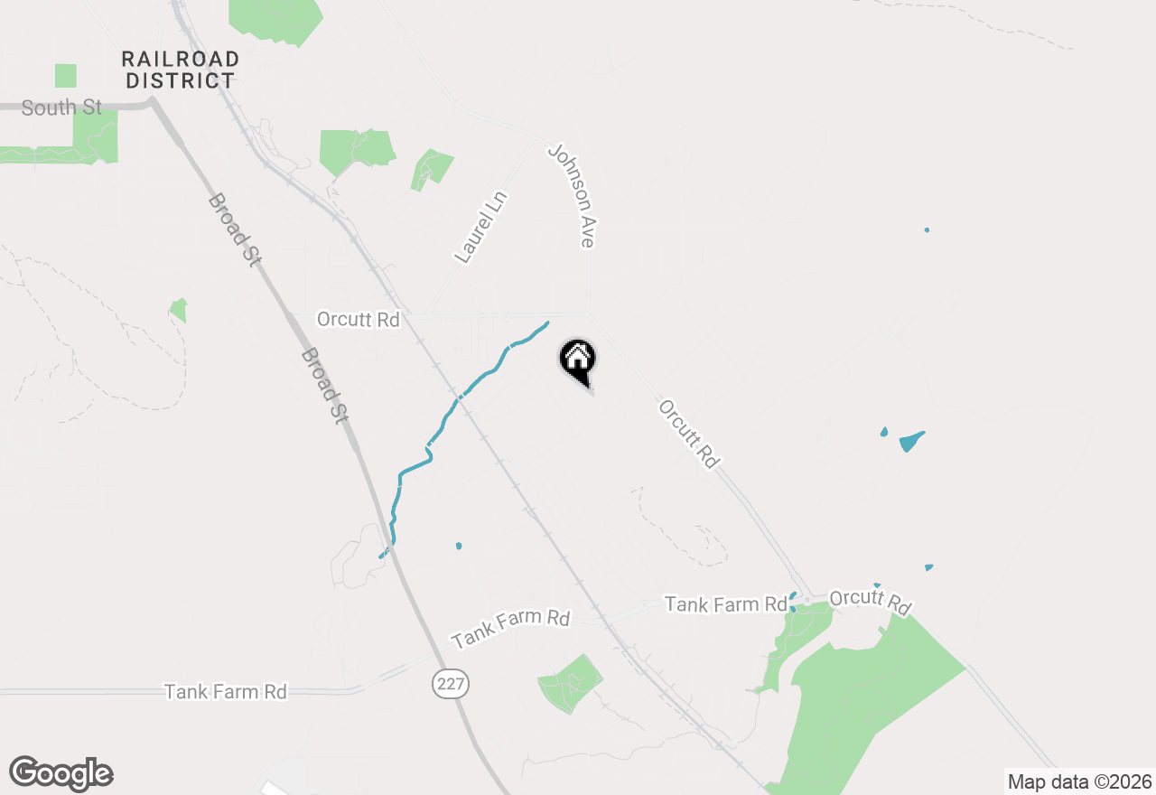 Map of 1225 Sponza Dr #1, San Luis Obispo, CA 93401