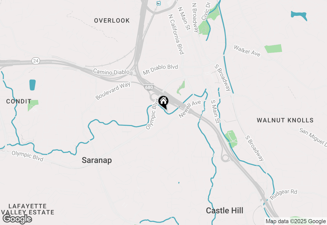 Map of 1760 Magnolia Way, Walnut Creek, CA 94595