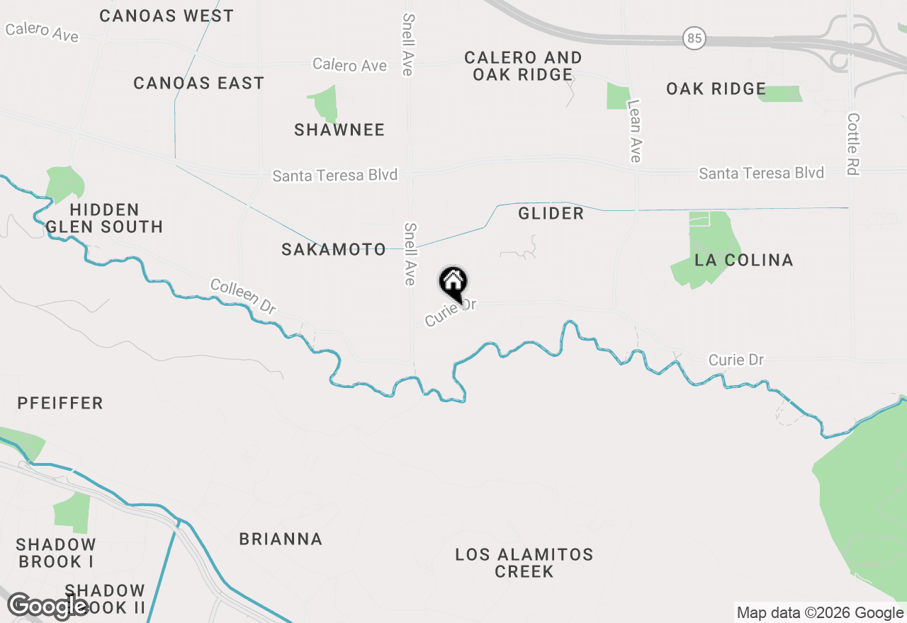 Map of 608 Curie Drive, San Jose, CA 95123