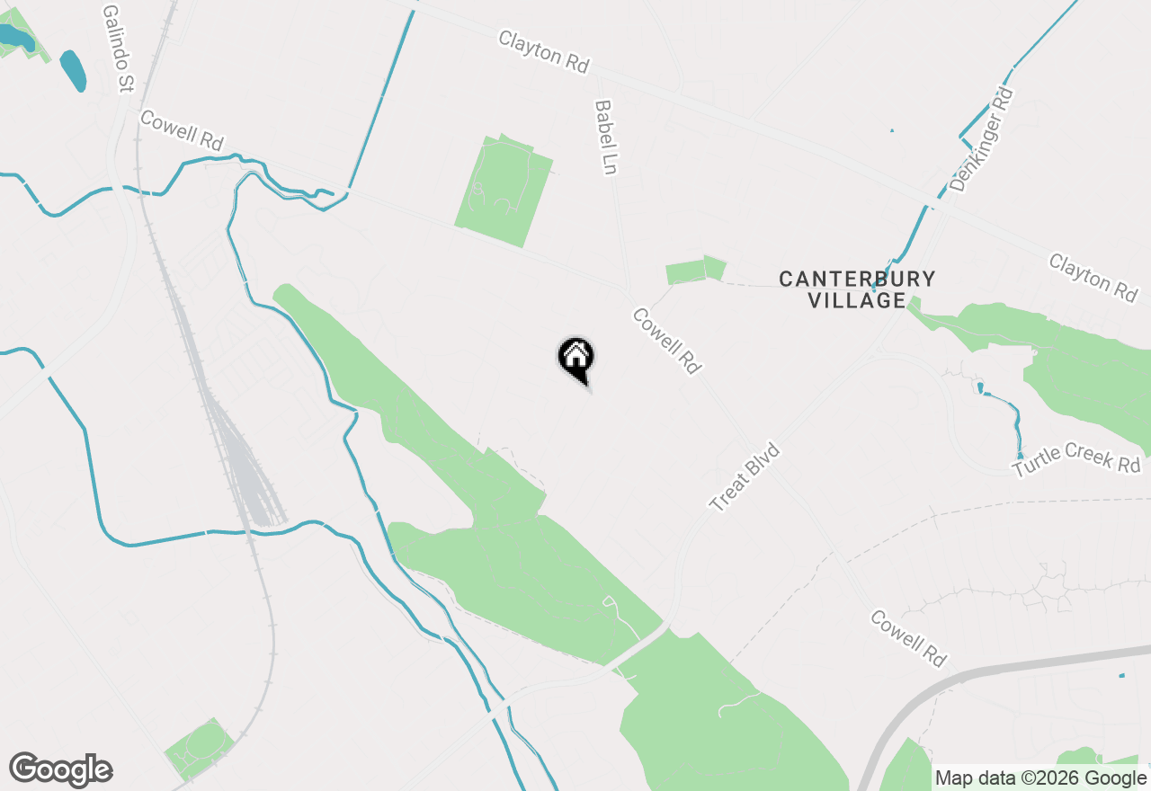 Map of 3840 Hitchcock Road, Concord, CA 94518