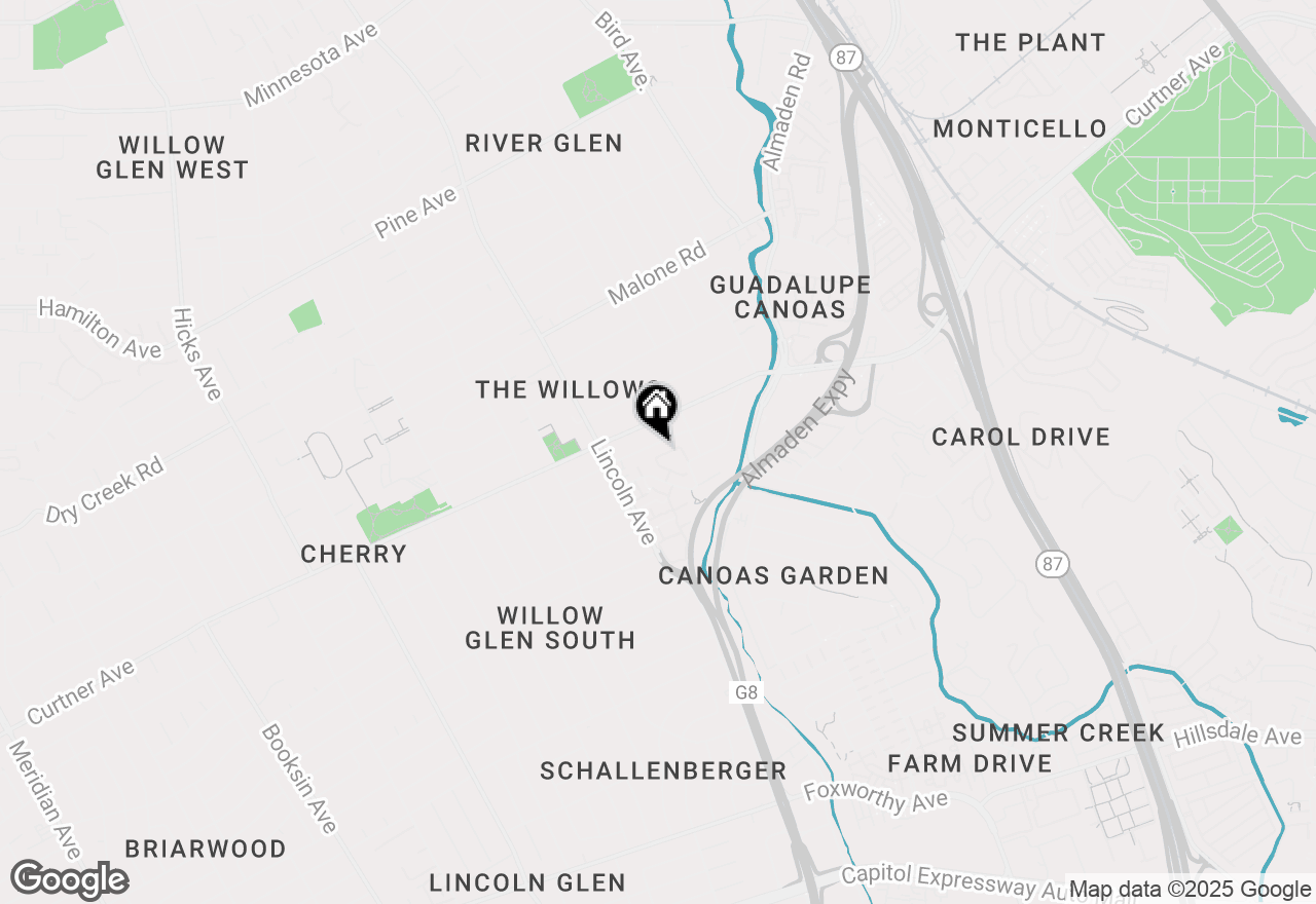 Map of 1028 Pascoe Avenue, San Jose, CA 95125