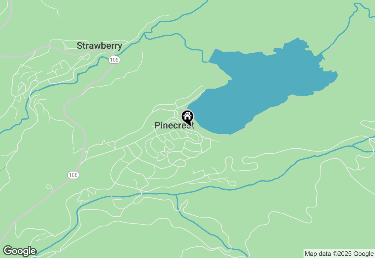 Map of 350 S Lakeshore, Pinecrest, CA 95364