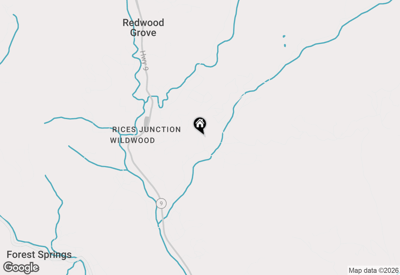 Map of 195 Buena Vista Avenue, Boulder Creek, CA 95006