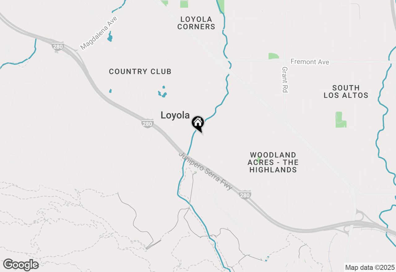 Map of 2050 Wooded Glen Drive, Los Altos, CA 94024