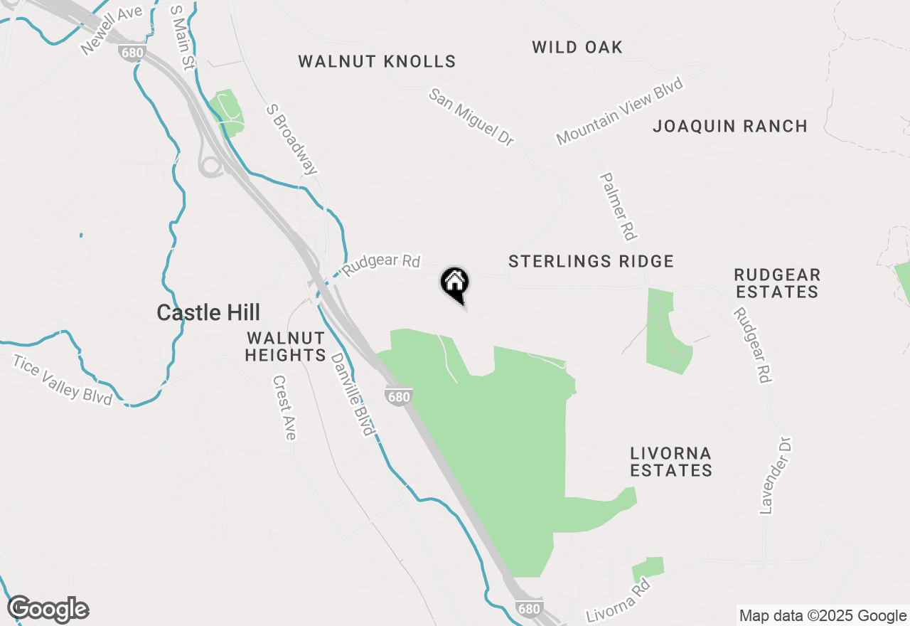 Map of 172 Rudgear Dr, Walnut Creek, CA 94596