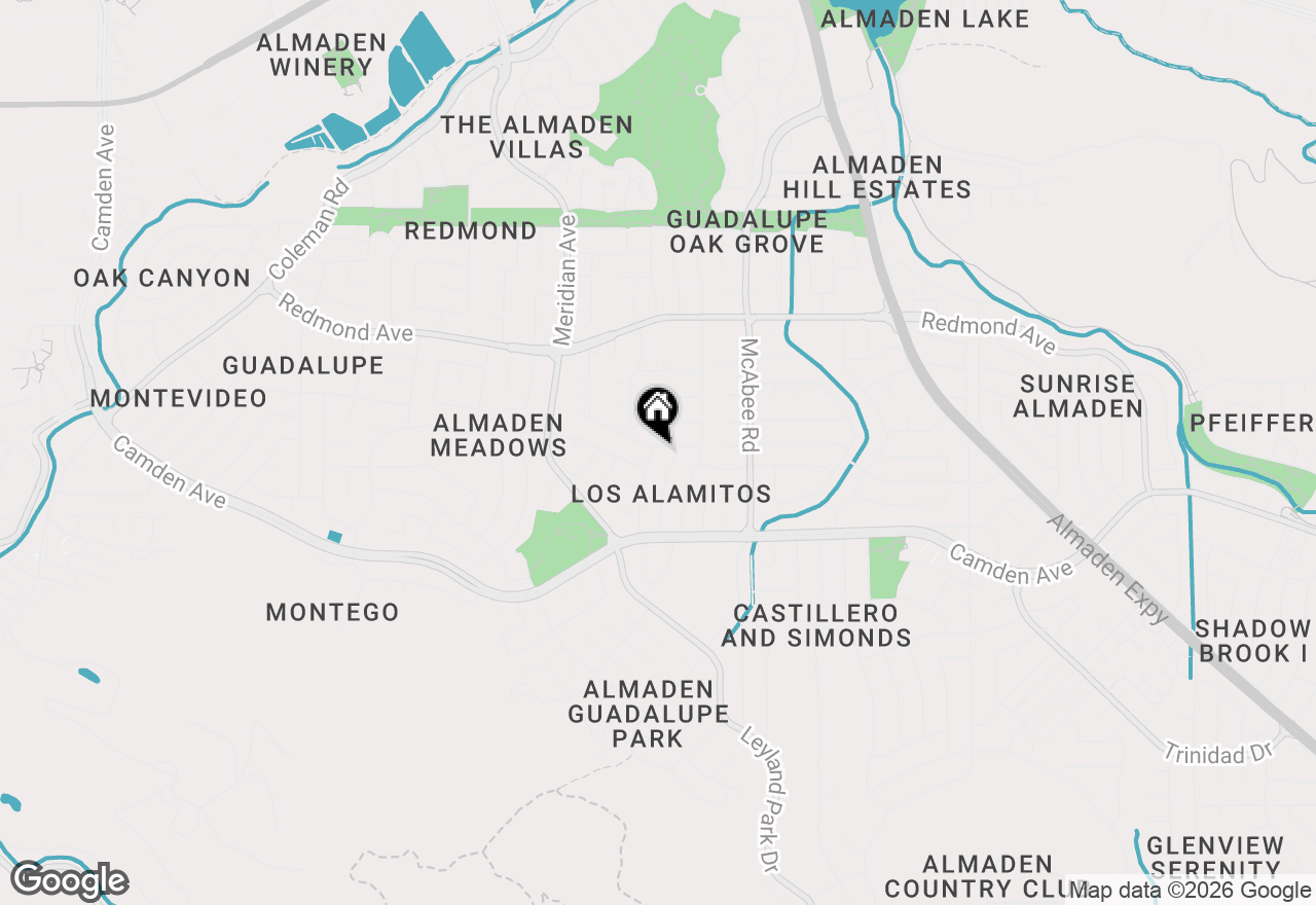 Map of 1276 Nancarrow Way, San Jose, CA 95120