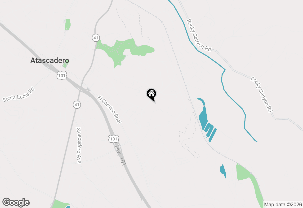 Map of 9056 Curbaril Avenue, Atascadero, CA 93422