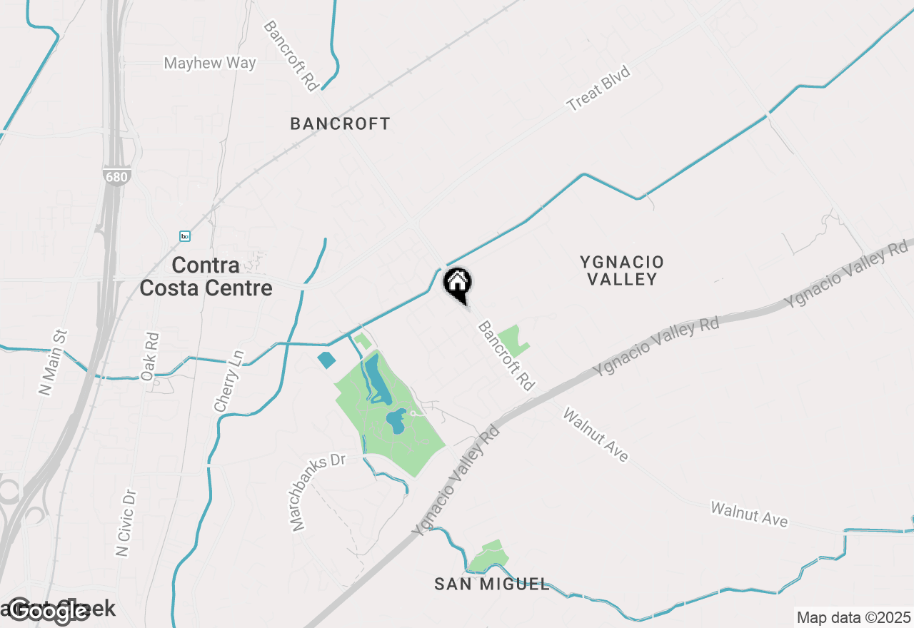 Map of 1987 La Corso Ct, Walnut Creek, CA 94598
