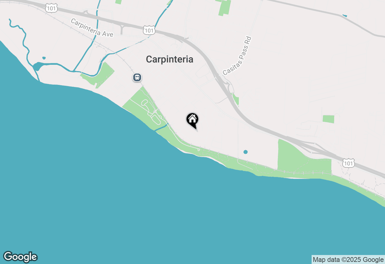 Map of 5538 Canalino Drive, Carpinteria, CA 93013