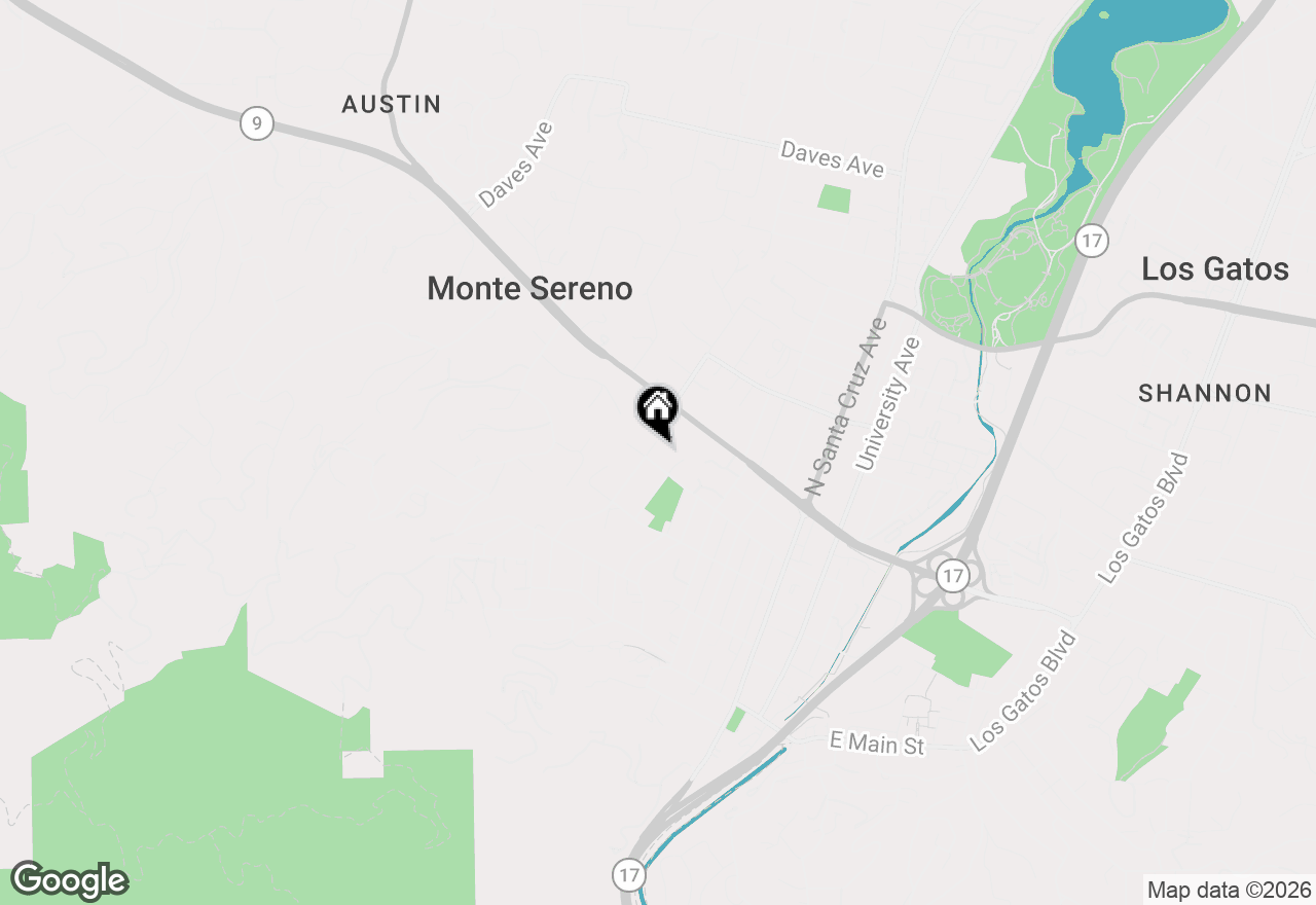 Map of 16342 Alexander Avenue, Monte Sereno, CA 95030