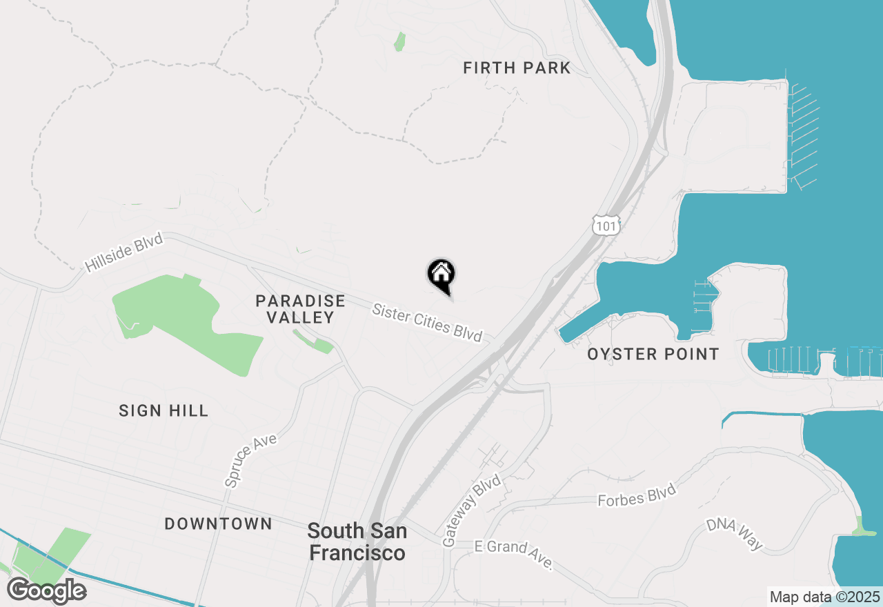 Map of 3 Mandalay Place, South San Francisco, CA 94080