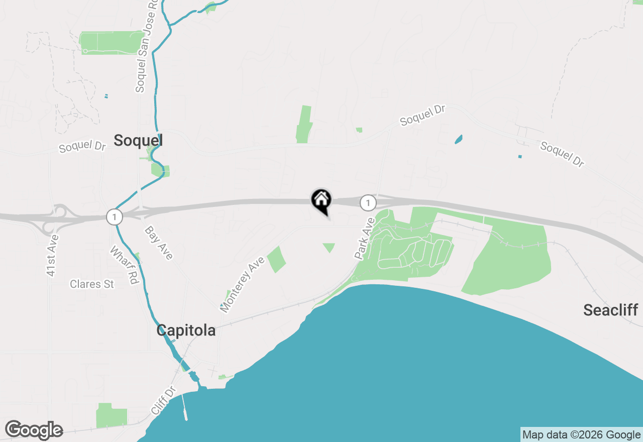 Map of 1133 Callas Lane #2, Capitola, CA 95010