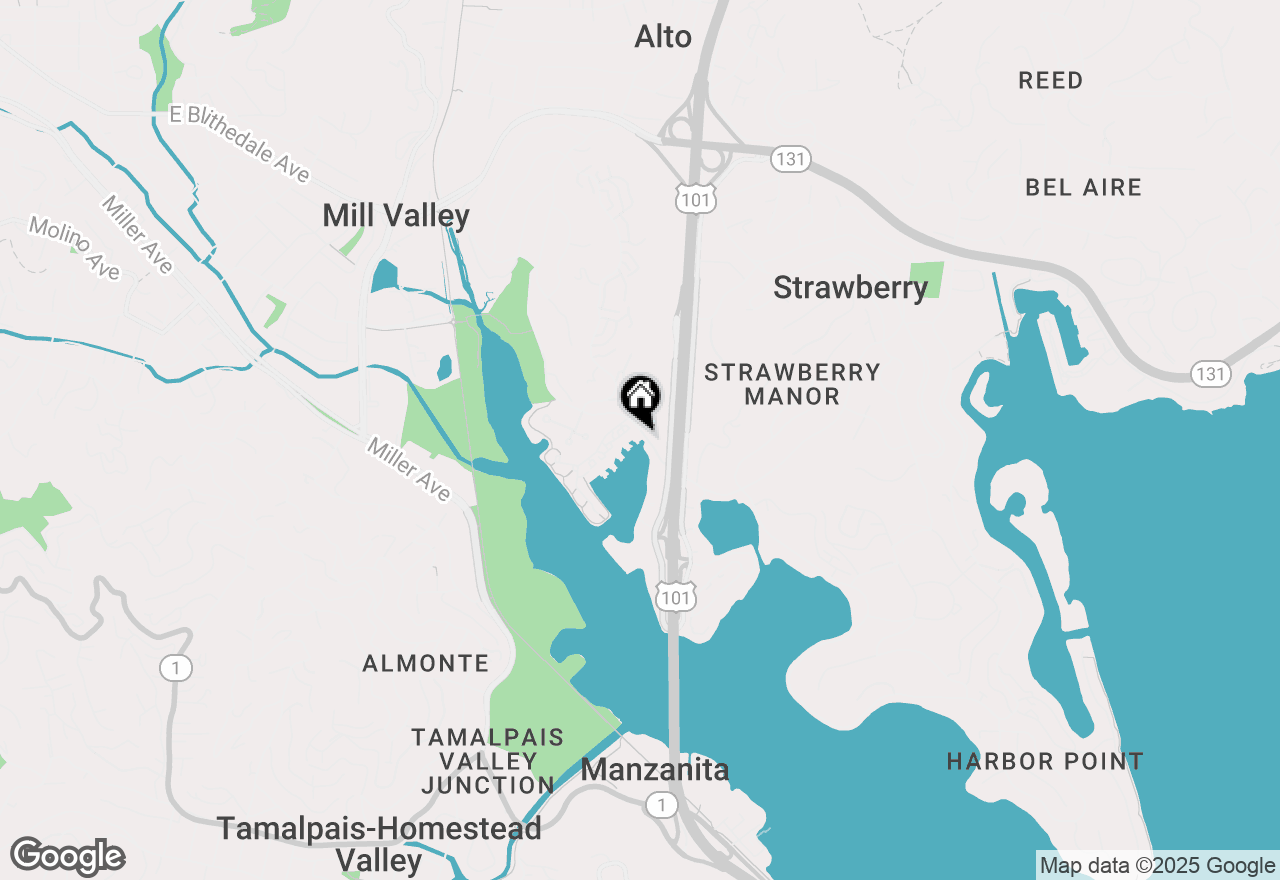 Map of 1106 Shelter Bay Avenue #6, Mill Valley, CA 94941