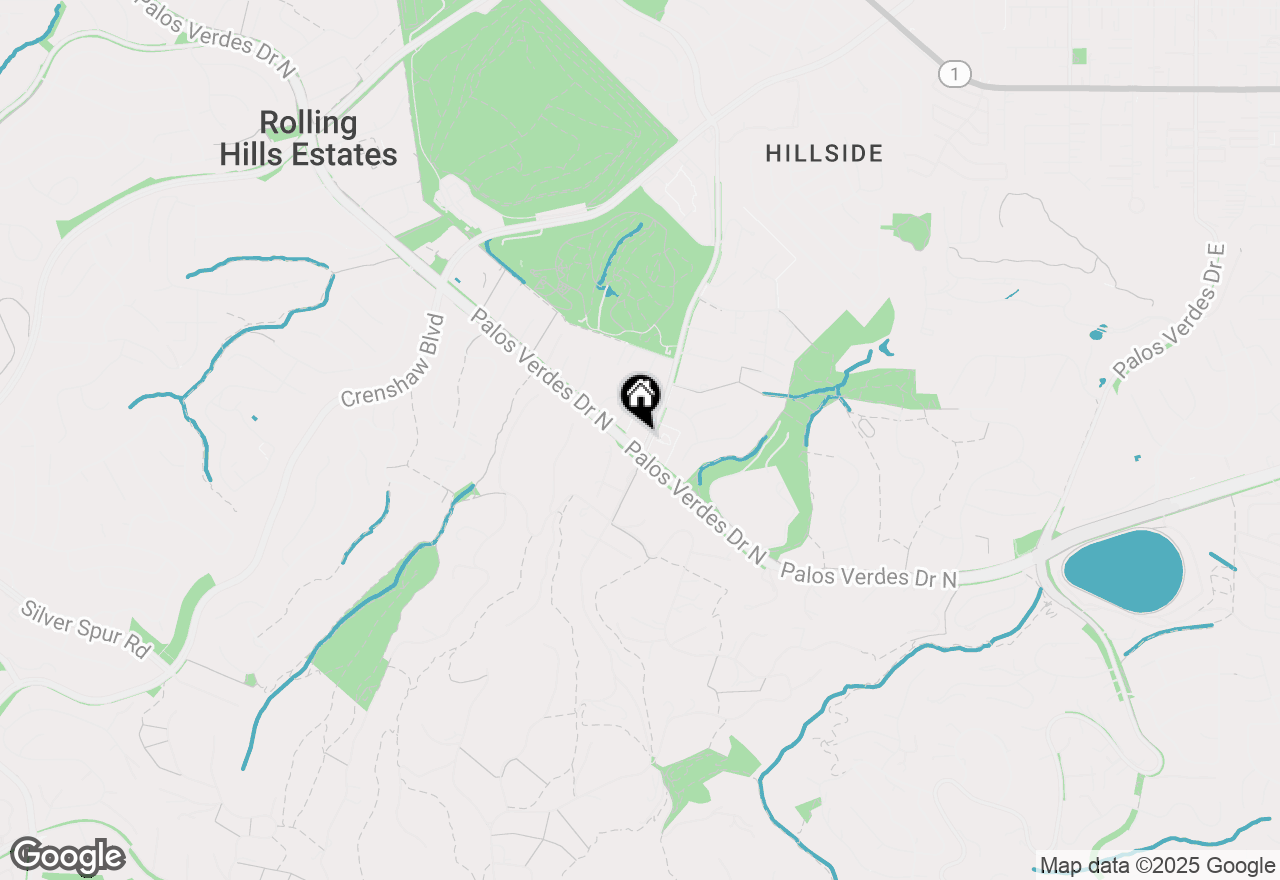 Map of 26947 Rolling Hills Road, Rolling Hills Estates, CA 90274