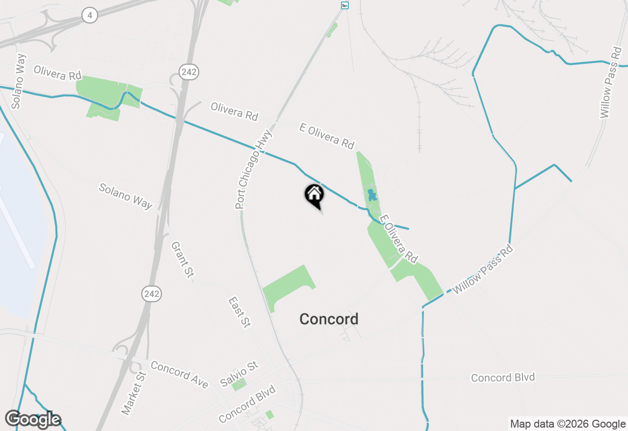 Map of 3194 Esperanza Dr, Concord, CA 94519