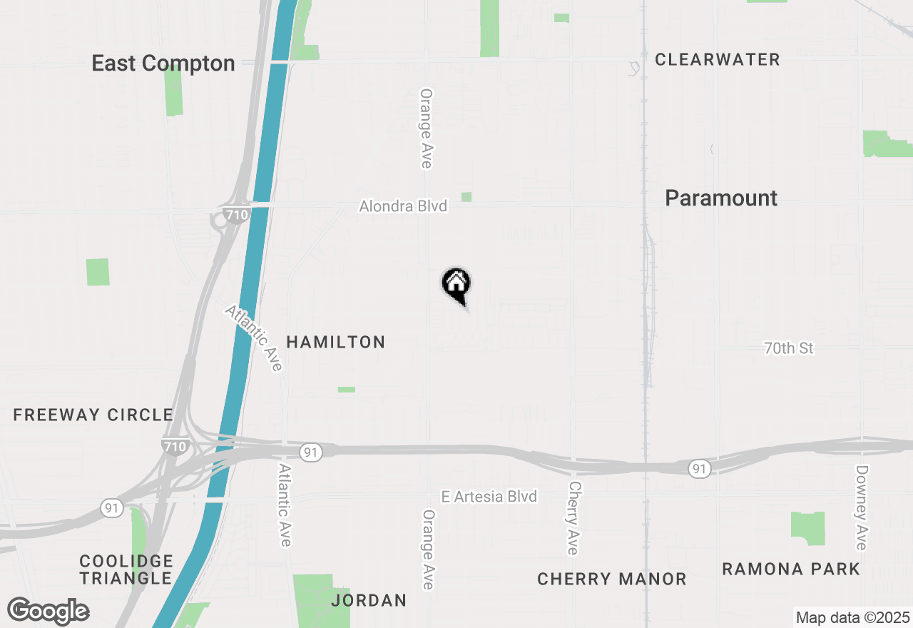 Map of 16600 Orange Ave #148, Paramount, CA 90723