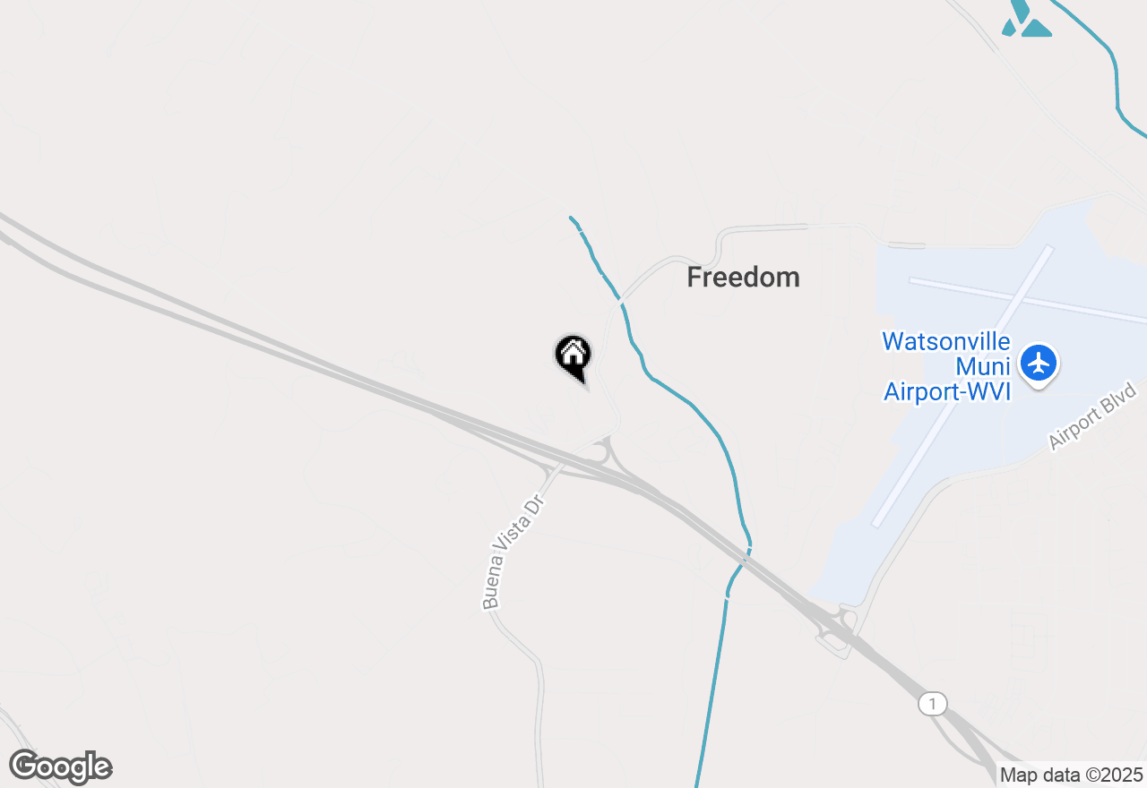 Map of 134 Trabing Road, Watsonville, CA 95076